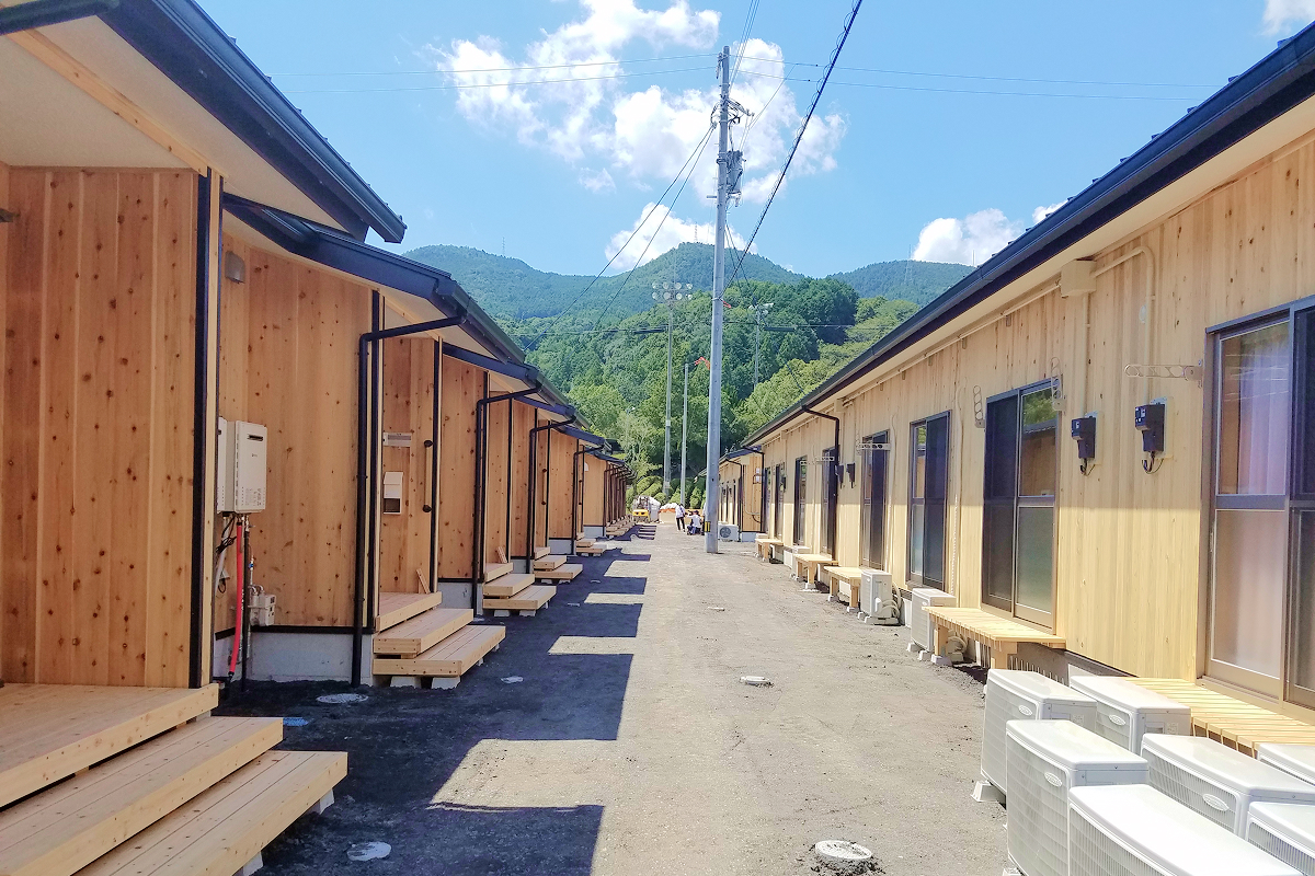 地元工務店が団結した西日本豪雨木造仮設住宅の建設
