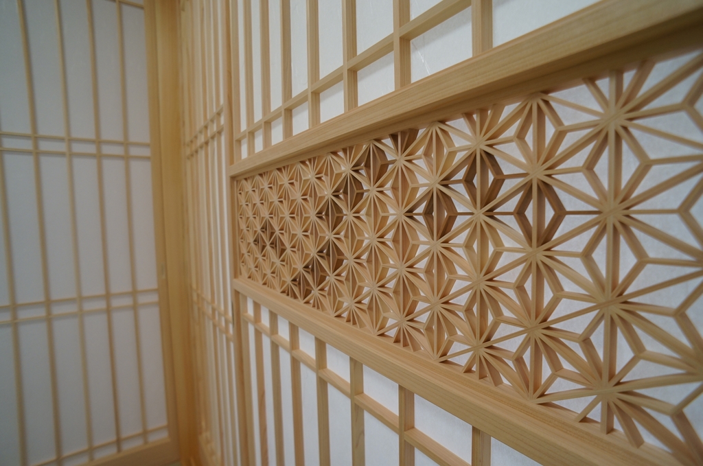 デザイン組子障子②です！