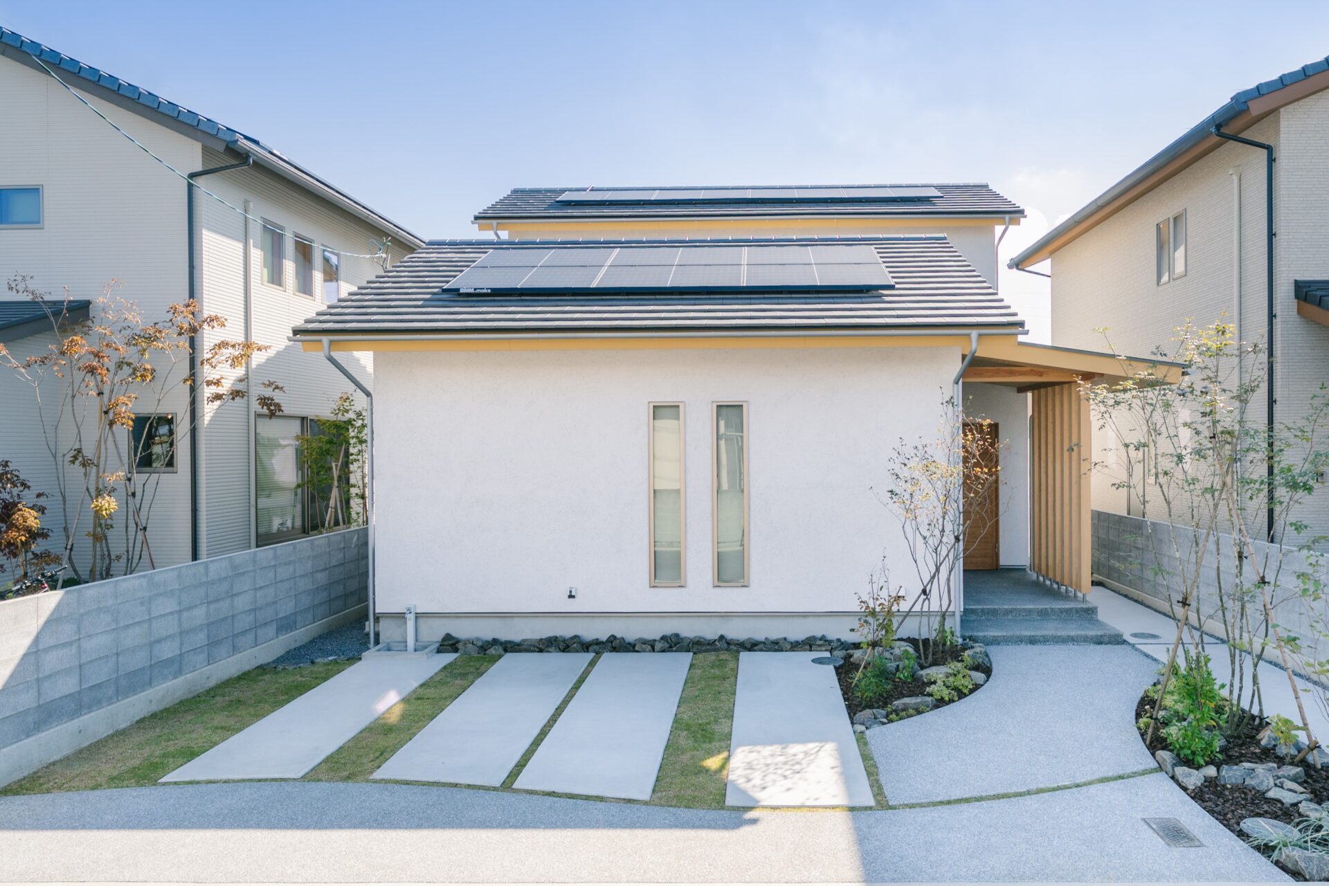 イメージ：１４０．二人暮らしを楽しむ、中庭のある家