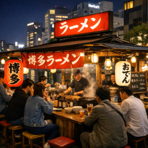 福岡出張で出会った、夜の屋台文化