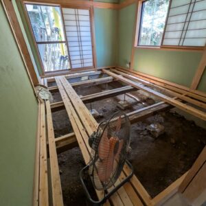 イメージ：宇和島のリフォーム進捗状況です。④
